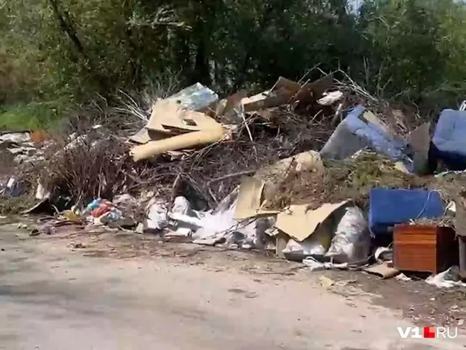 В Красноармейском районе Волгограда местные жители сообщили о гигантских горах мусора возле школы и памятного креста; по их словам, отходы на «Лесобазе» продолжают расти, а муниципальные службы не реагируют.