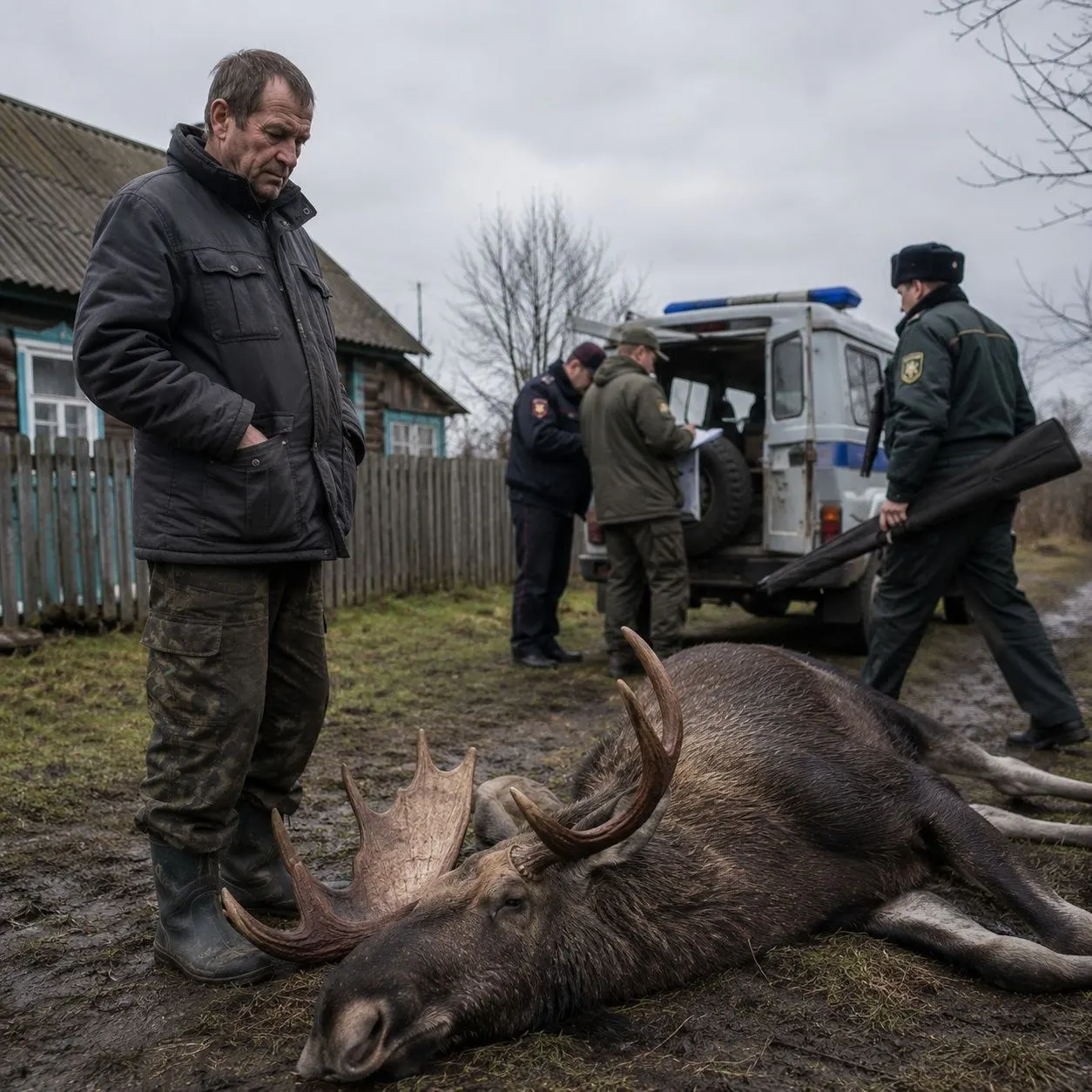 Мужчина выстрелил в раненое животное, забрал тушу и не уведомил надзорные органы; суд назначил штраф и конфисковал ружьё.
