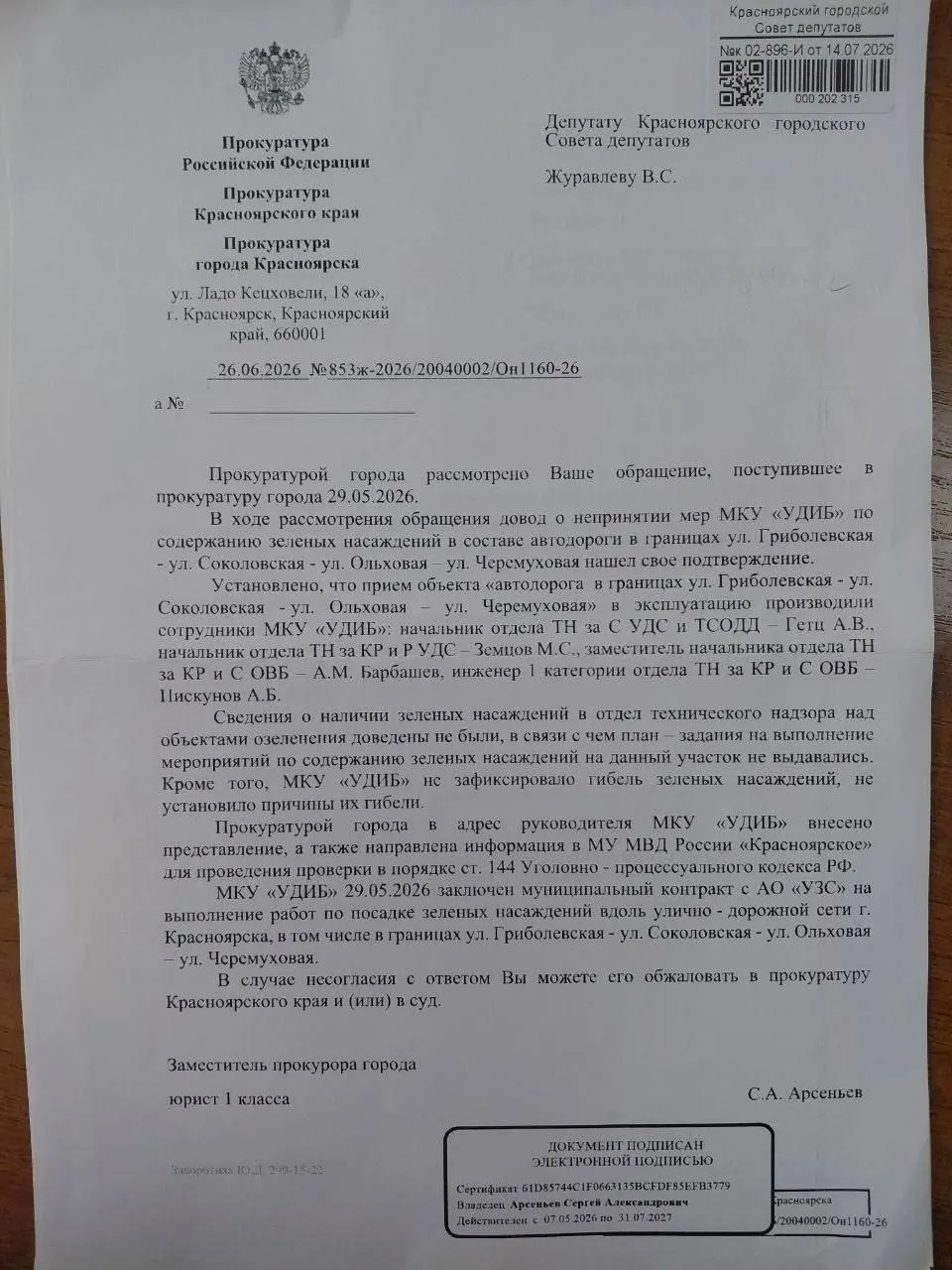 После массовой гибели деревьев в городе начались проверки. Выяснилось, что уход за насаждениями не осуществлялся надлежащим образом, и ответственность лежит на подрядчиках и чиновниках.
