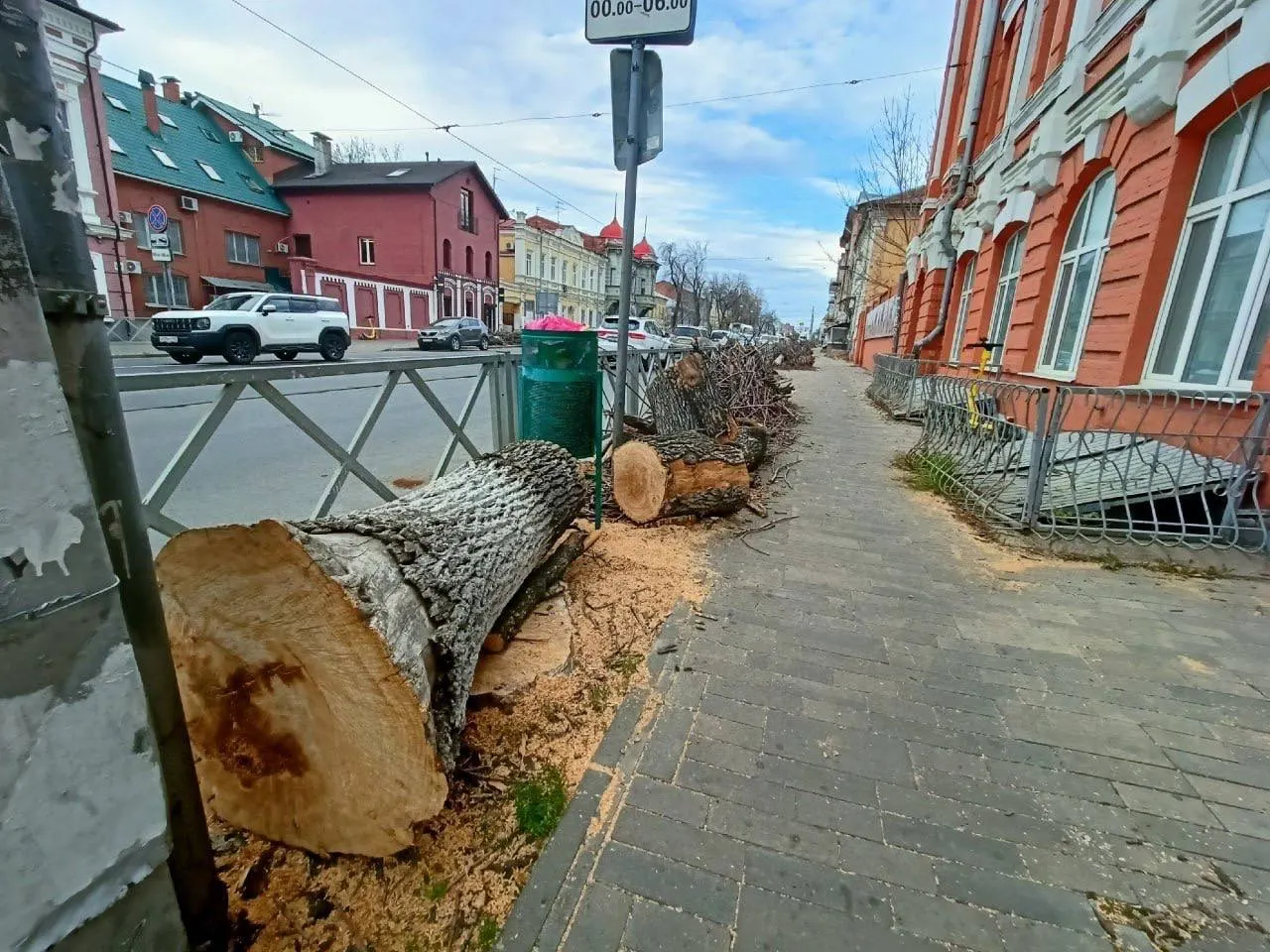 Вырубка деревьев на&nbsp;улице Фрунзе в&nbsp;Самаре: от&nbsp;Филармонии до&nbsp;Некрасовской