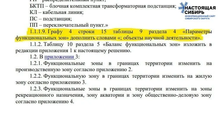 Городские власти предлагают поправки к генплану, позволяющие застройку зелёных зон в рамках проектов в области науки. Жители проводят митинги и подают обращения против вырубки леса, требуя сохранить бор.